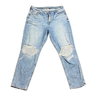 American Eagle Outfitters Womens Size 16 Jeans Regular Distressed Light Wash